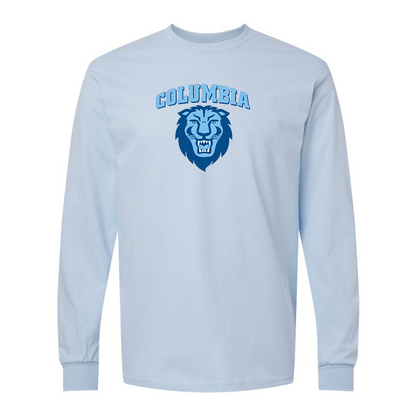 Men's Columbia Lions Gildan Heavy Cotton Long Sleeve T-Shirt