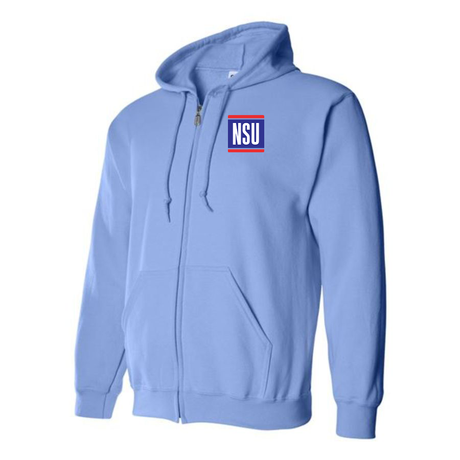 Men's NSU Logo Zipper Hoodie