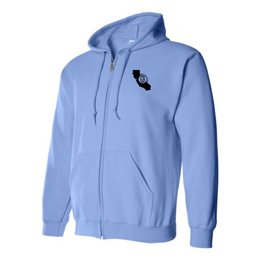 Men's California Made Logo Zipper Hoodie