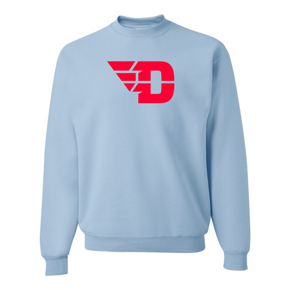 Men's Dayton Flyers JERZEES NuBlend Crewneck Sweatshirt