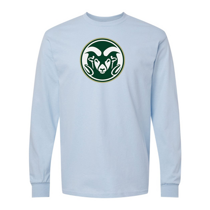 Men's  Colorado State Rams Gildan Heavy Cotton Long Sleeve T-Shirt