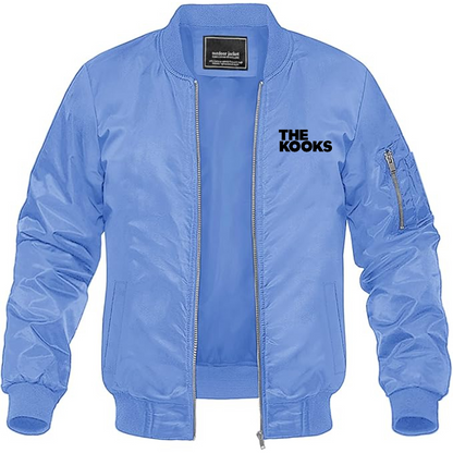 Men's The Kook  Lightweight Bomber Jacket Windbreaker Softshell Varsity Jacket Coat