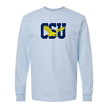 Men's Coppin State Eagles Gildan Heavy Cotton Long Sleeve T-Shirt