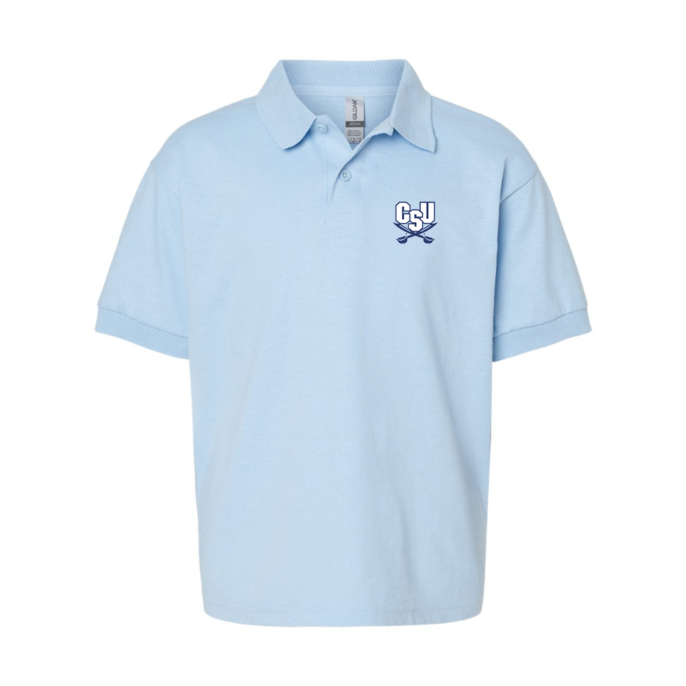 Youth  CSU Buccaneers   Gildan Dry Blend Jersey Polo