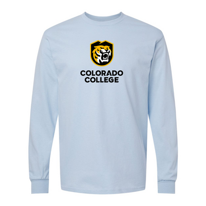 Men's  Colorado College Tigers Gildan Heavy Cotton Long Sleeve T-Shirt