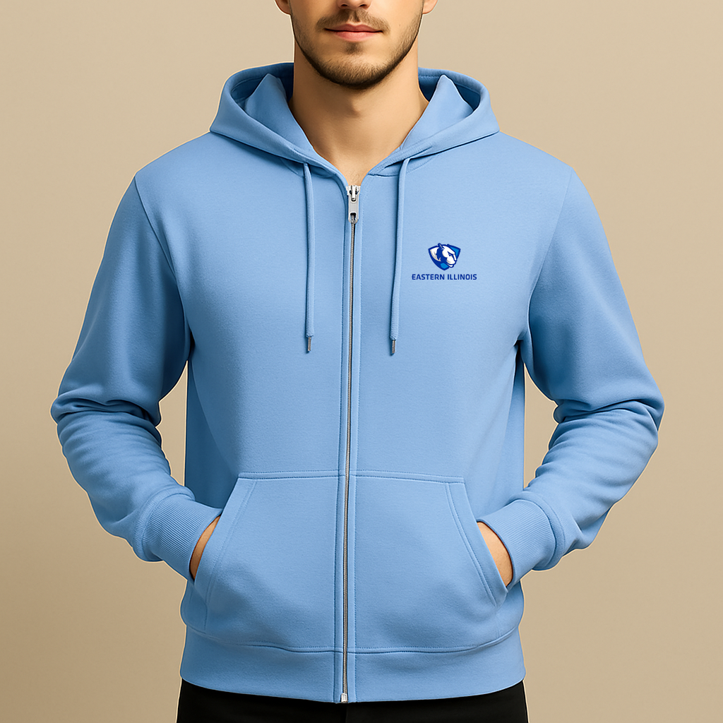 Men's Eastern Illinois Panthers Logo Zipper Hoodie
