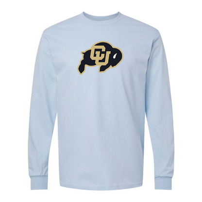Men's Colorado Buffaloes  Gildan Heavy Cotton Long Sleeve T-Shirt