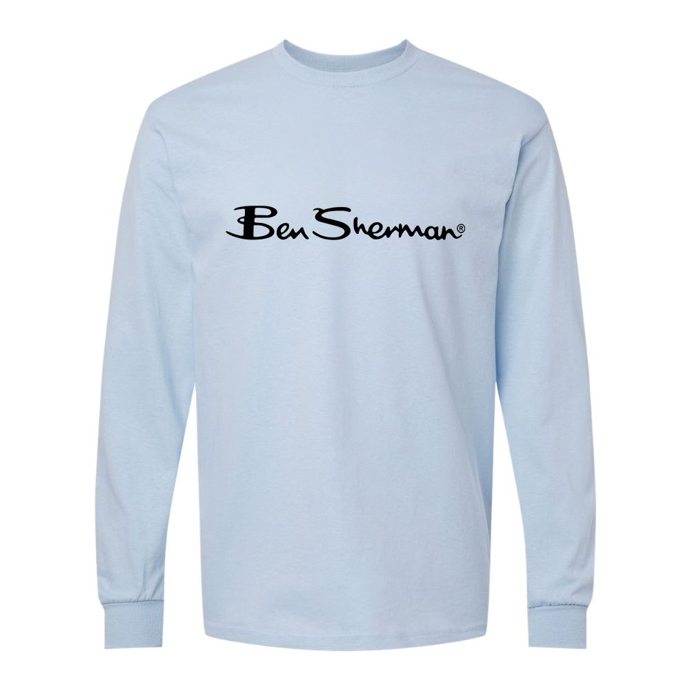 Men's Ben Sherman Gildan Heavy Cotton Long Sleeve T-Shirt