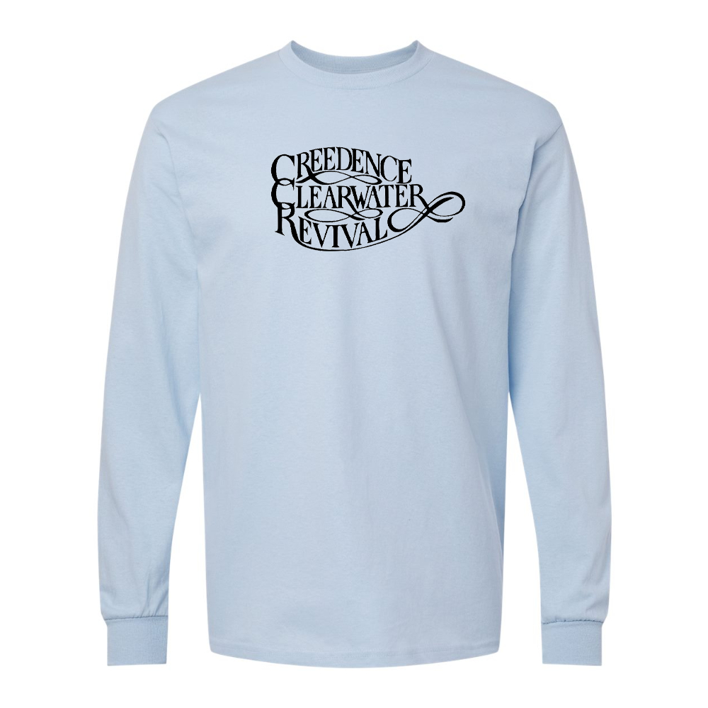 Men's Creedence Clearwater Revival Gildan Heavy Cotton Long Sleeve T-Shirt