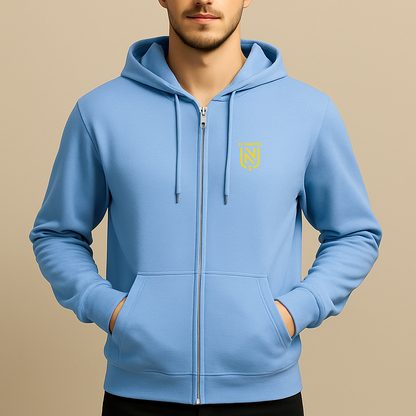 Men's FC Nantes Soccer Logo Zipper Hoodie