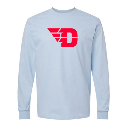 Men's Dayton Flyers Gildan Heavy Cotton Long Sleeve T-Shirt