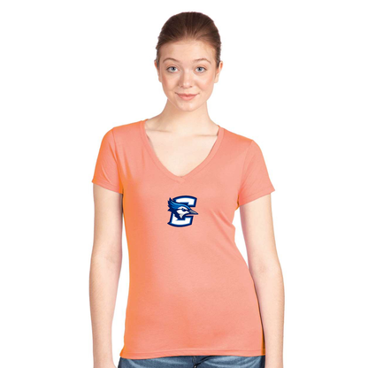Women's  Creighton Bluejays Next Level V-Neck T-Shirt