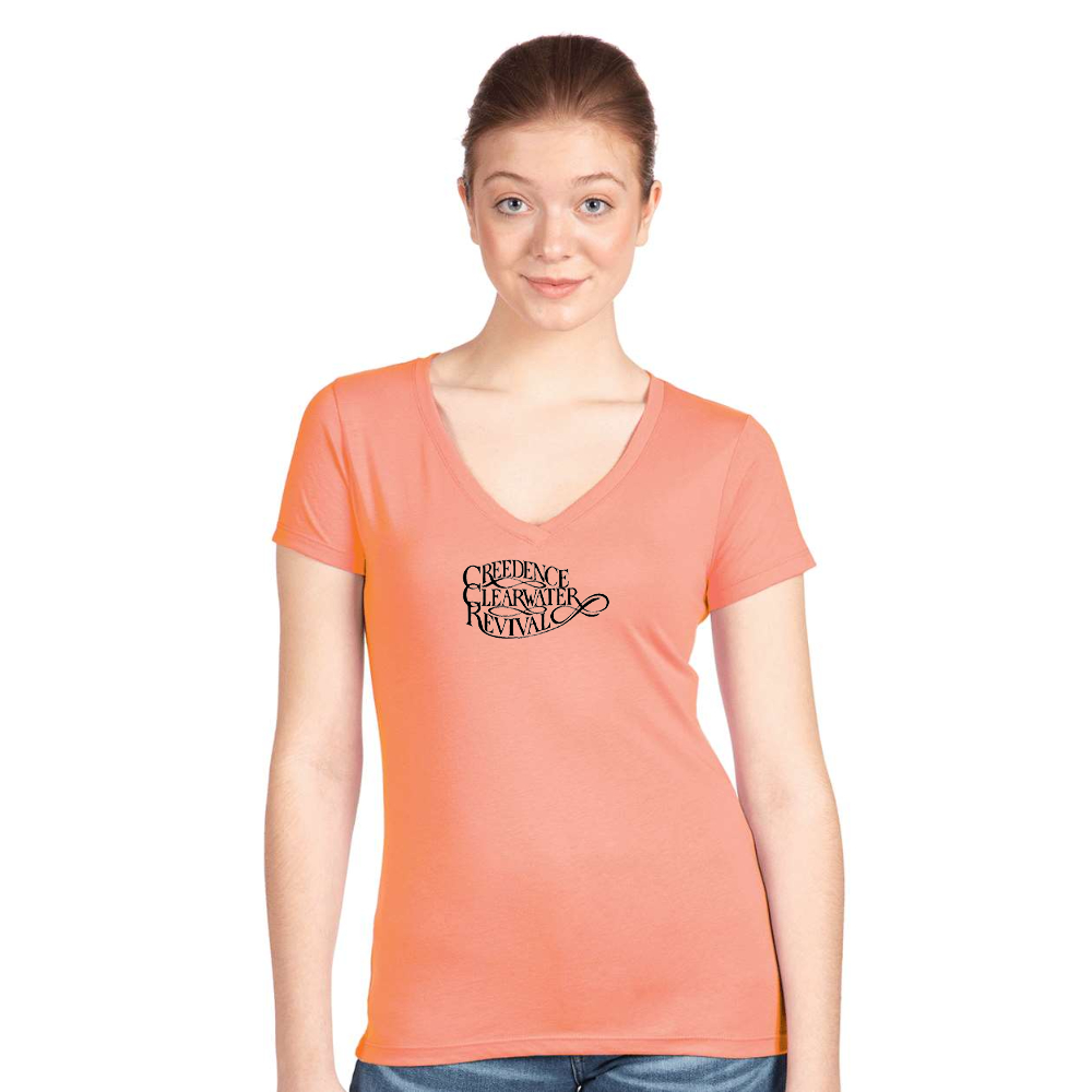 Women's Creedence Clearwater Revival Next Level V-Neck T-Shirt