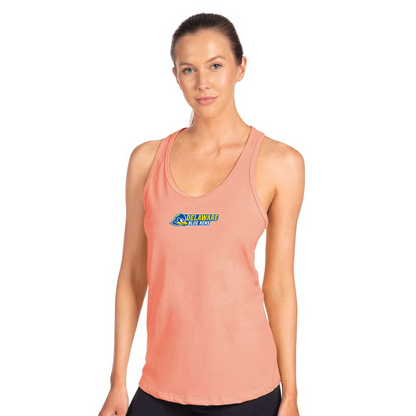 Women's  Delaware Blue Hens Next Level Ideal Racerback Tank