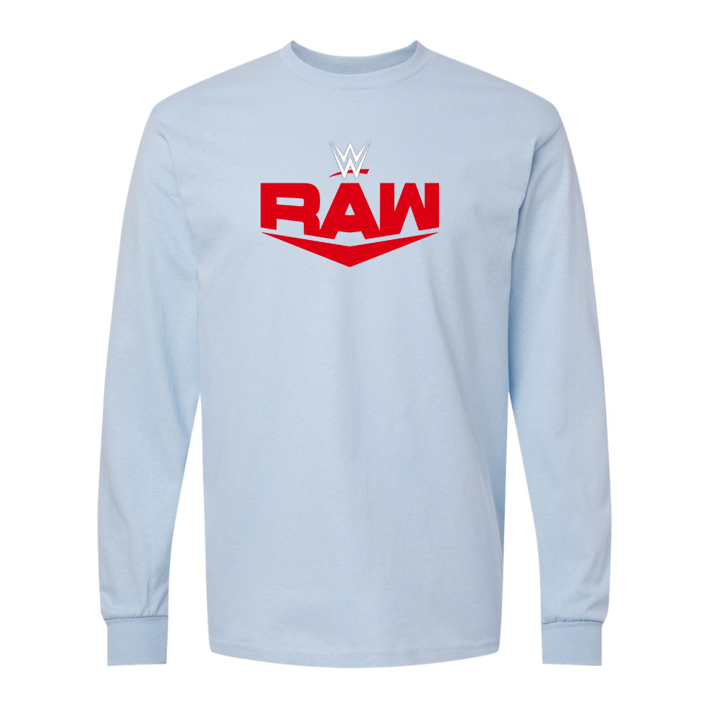 Men's  WWE Raw  Gildan Heavy Cotton Long Sleeve T-Shirt