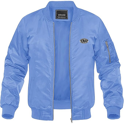 Men's Ronart Logo Lightweight Bomber Jacket Windbreaker Softshell Varsity Jacket Coat