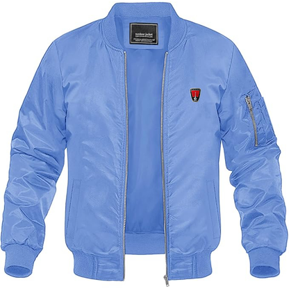 Men's Rover Logo Lightweight Bomber Jacket Windbreaker Softshell Varsity Jacket Coat