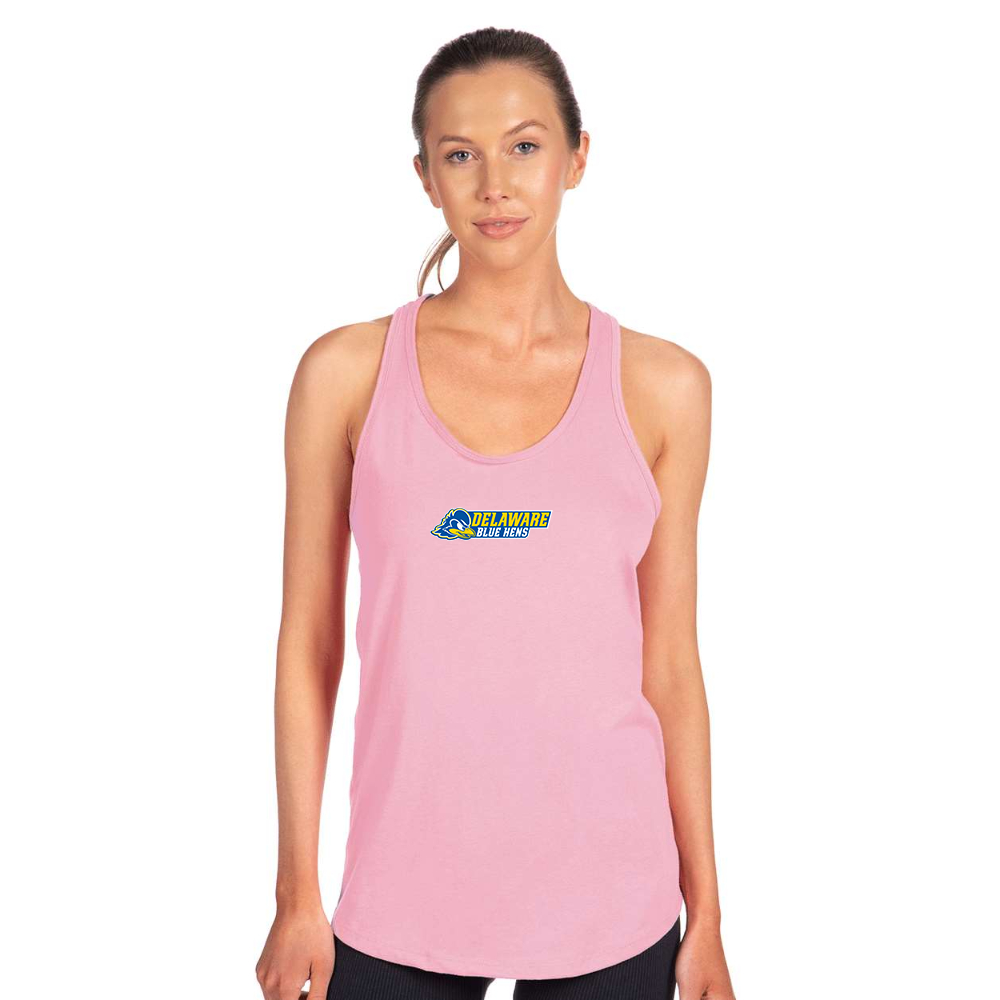 Women's  Delaware Blue Hens Next Level Ideal Racerback Tank