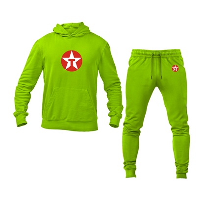 Men's Texaco Logo Hoodie Joggers Set