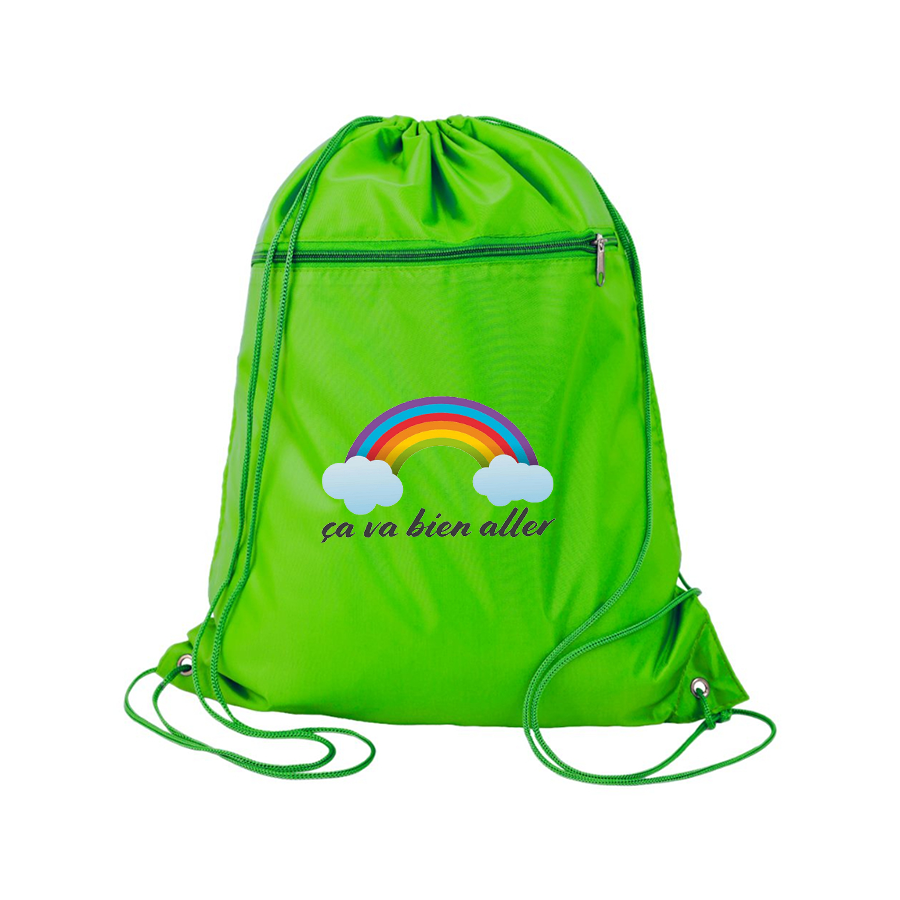 Ça va bien aller Q-Tees - Polyester Cinchpack