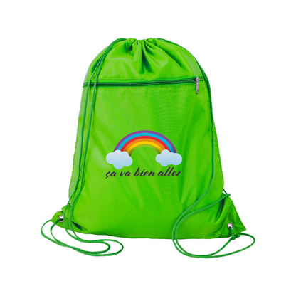Ça va bien aller Q-Tees - Polyester Cinchpack