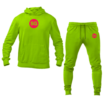 Men's Sofiagray Logo Hoodie Joggers Set