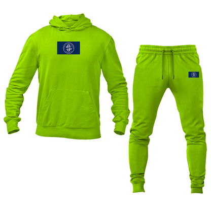 Men's Simply Southern Logo Hoodie Joggers Set