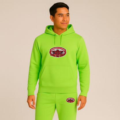 Men's Jacksonville State Gamecocks Logo Hoodie Joggers Set