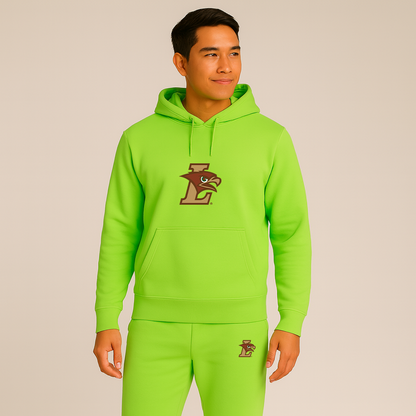 Men's Lehigh Mountain Hawks Logo Hoodie Joggers Set