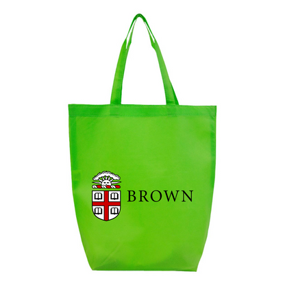 Brown University Q-Tees Non-Woven Gusset Bottom Tote