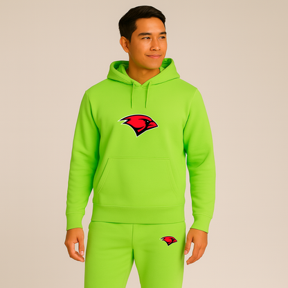 Men's Incarnate Word Cardinals Logo Hoodie Joggers Set