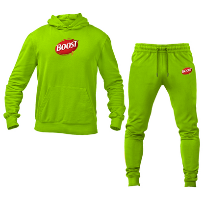 Men's Boost Logo Hoodie Joggers Set