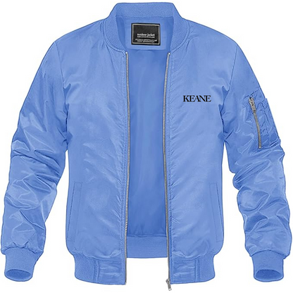 Men's Keane Lightweight Bomber Jacket Windbreaker Softshell Varsity Jacket Coat