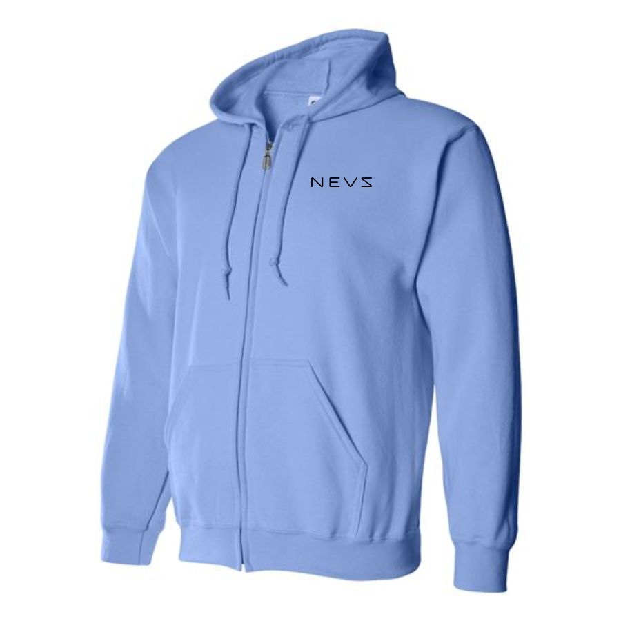 Men's NEVS Logo Zipper Hoodie