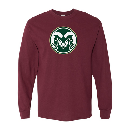 Men's  Colorado State Rams Gildan Heavy Cotton Long Sleeve T-Shirt