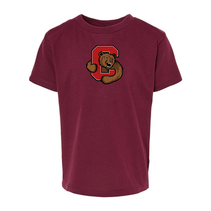 Cornell Big Red BELLA  CANVAS Toddler Jersey Tee