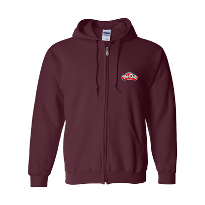 Men's Play Doh Gildan  Heavy Blend Full Zip Hooded Sweatshirt