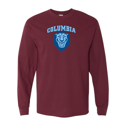 Men's Columbia Lions Gildan Heavy Cotton Long Sleeve T-Shirt