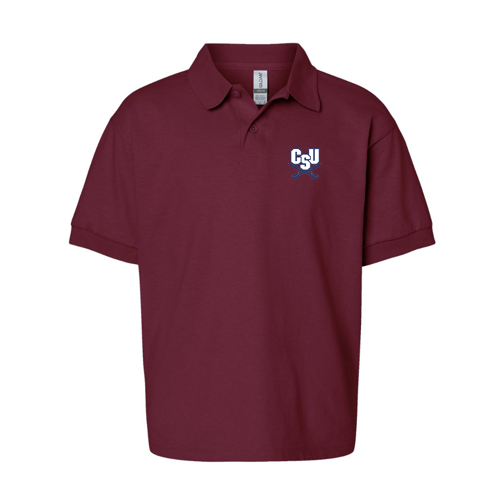 Youth  CSU Buccaneers   Gildan Dry Blend Jersey Polo