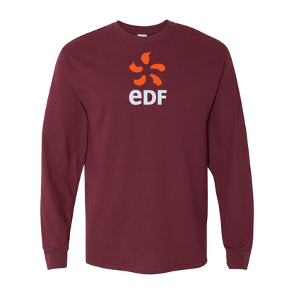 Men's Edf Gildan Heavy Cotton Long Sleeve T-Shirt