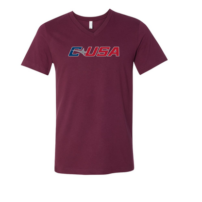 Conference USAl BELLA  CANVAS - Jersey V-Neck T-Shirt