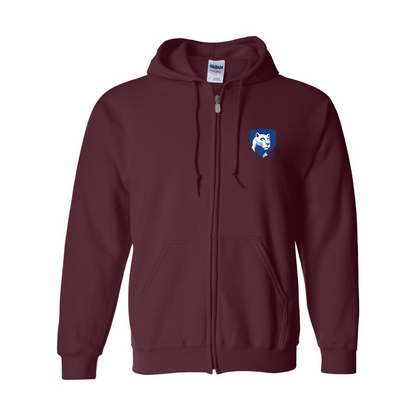 Men's Penn State Symbol Gildan  Heavy Blend Full Zip Hooded Sweatshirt