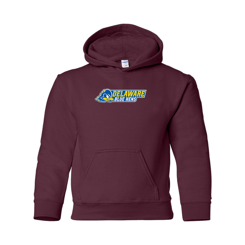 Youth  Delaware Blue Hens Gildan Heavy Blend  Hooded Sweatshirt
