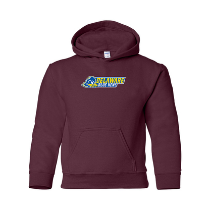 Youth  Delaware Blue Hens Gildan Heavy Blend  Hooded Sweatshirt