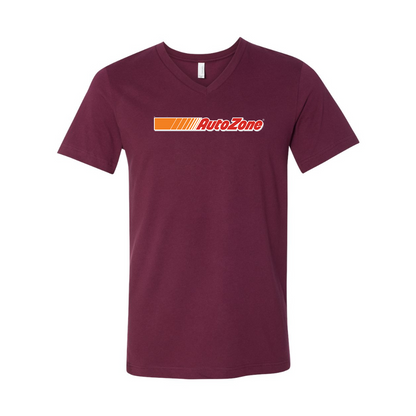 AutoZone Logo BELLA  CANVAS - Jersey V-Neck T-Shirt