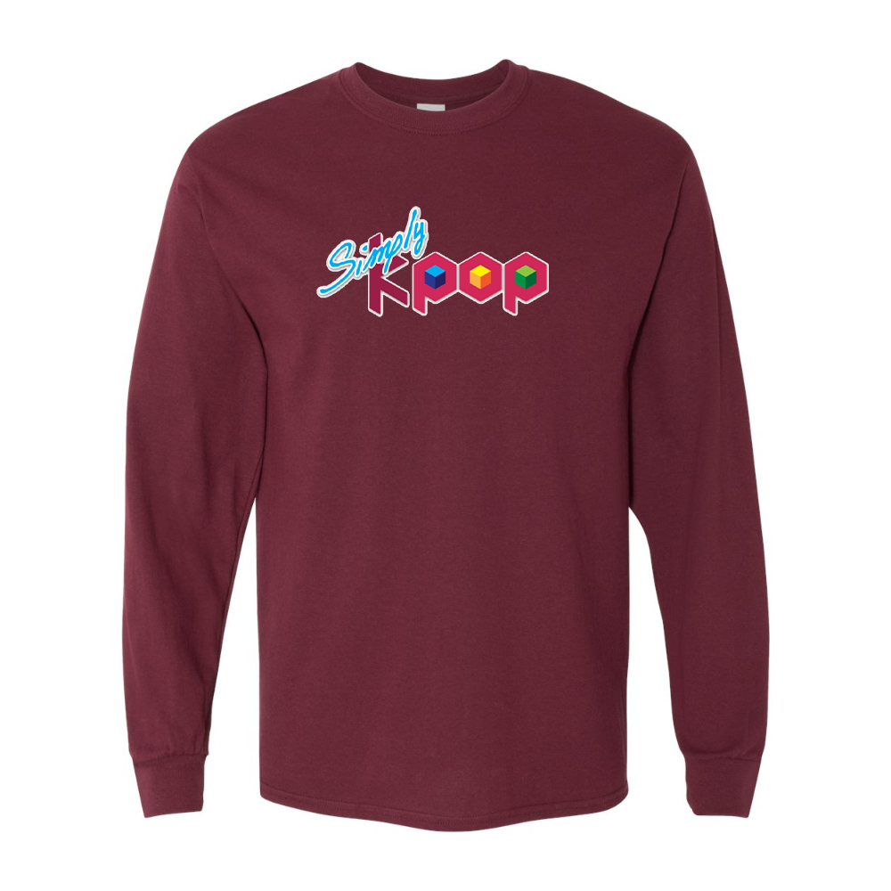 Men's  Simply Kpop  Gildan Heavy Cotton Long Sleeve T-Shirt