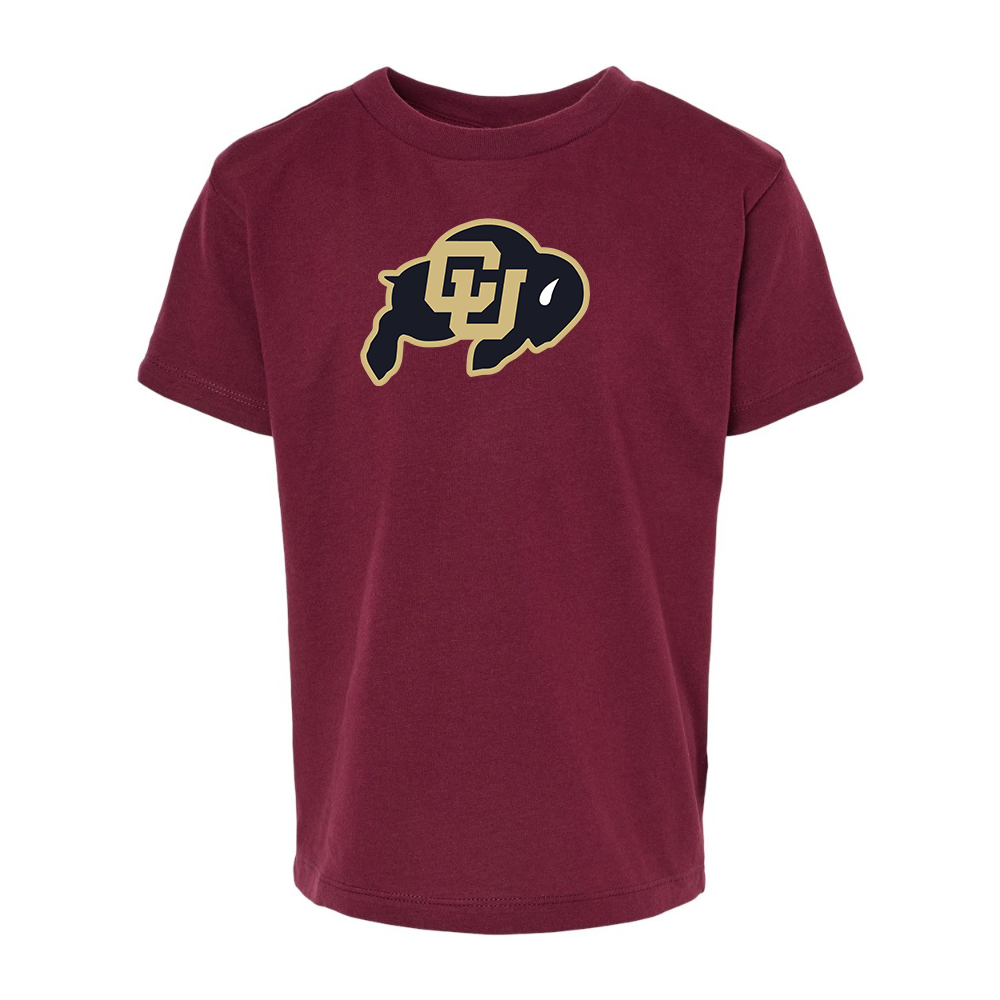 Colorado Buffaloes  BELLA  CANVAS Toddler Jersey Tee