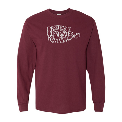 Men's Creedence Clearwater Revival Gildan Heavy Cotton Long Sleeve T-Shirt