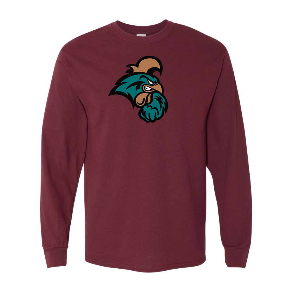 Men's   Coastal Carolina Chanticleers Gildan Heavy Cotton Long Sleeve T-Shirt
