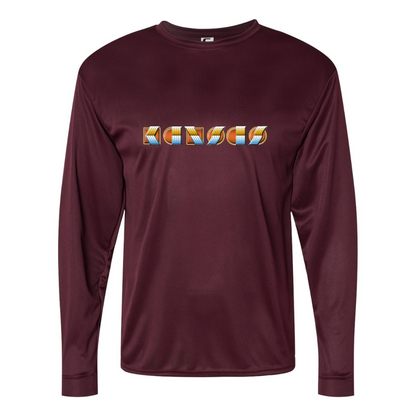 Men's Kansas Performance Long Sleeve T-Shirt